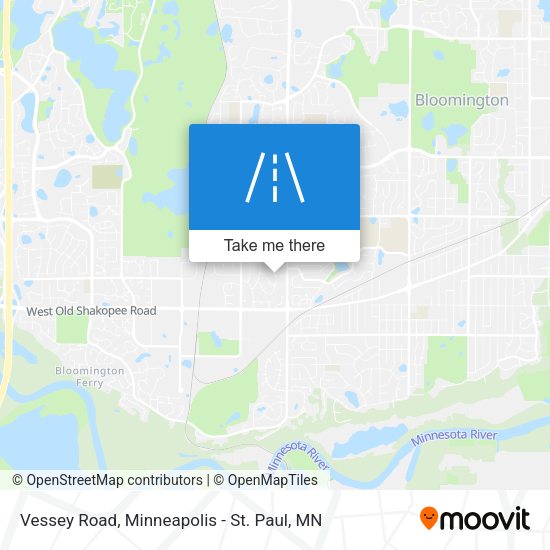 Mapa de Vessey Road
