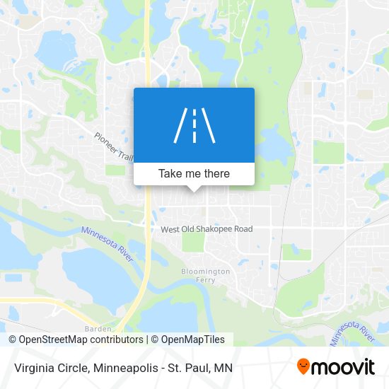 Virginia Circle map
