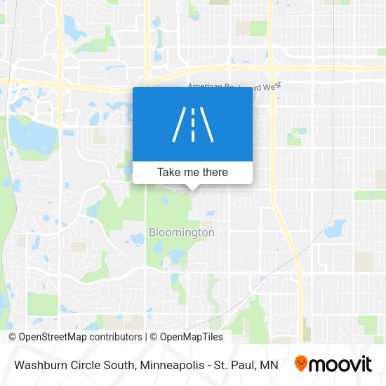 Mapa de Washburn Circle South