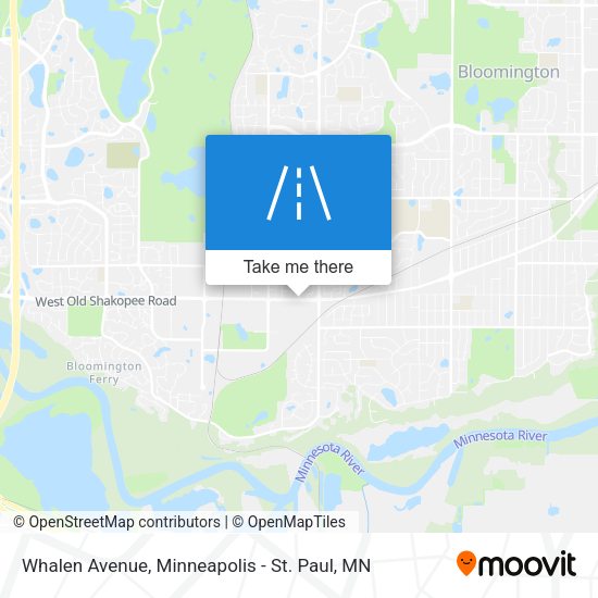 Mapa de Whalen Avenue