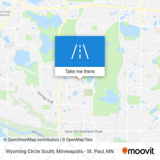 Mapa de Wyoming Circle South