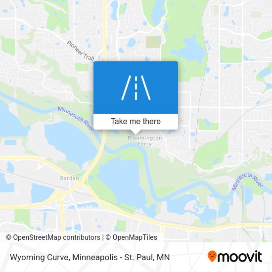 Mapa de Wyoming Curve