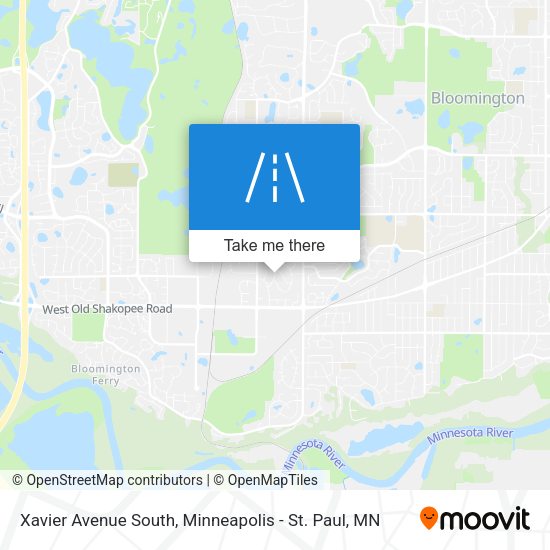 Xavier Avenue South map