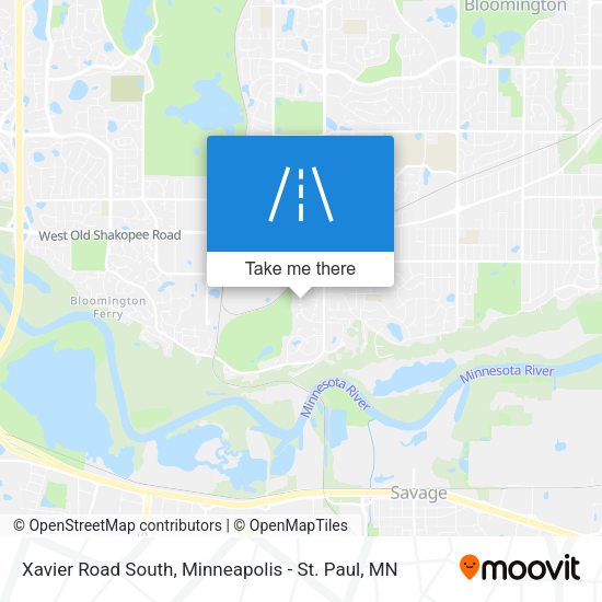 Xavier Road South map