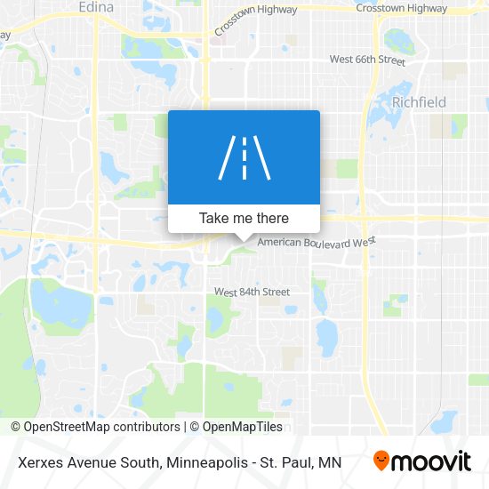 Mapa de Xerxes Avenue South