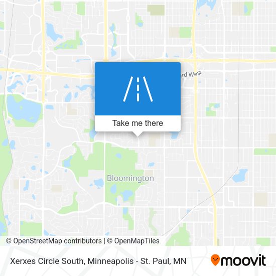 Mapa de Xerxes Circle South