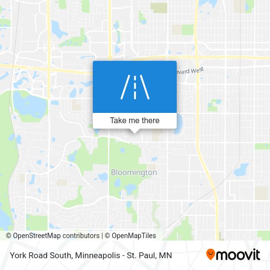 York Road South map