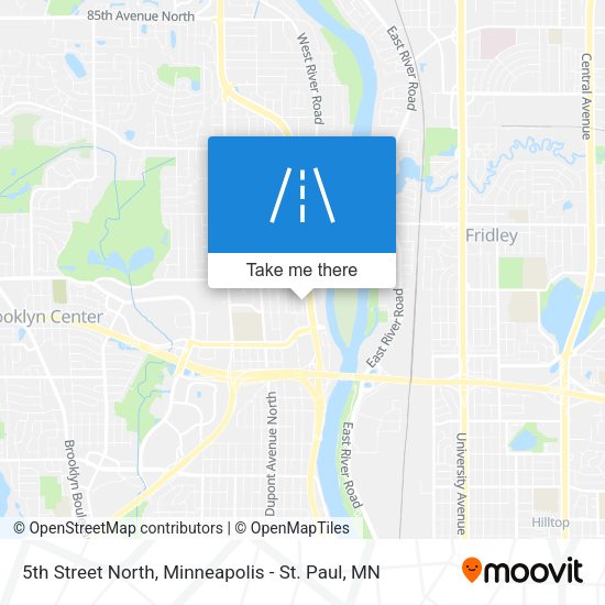 5th Street North map