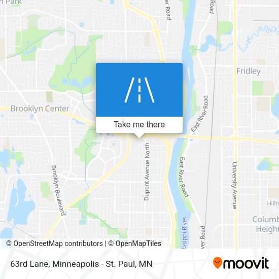 Mapa de 63rd Lane