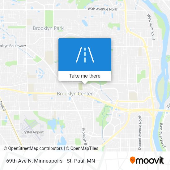 69th Ave N map