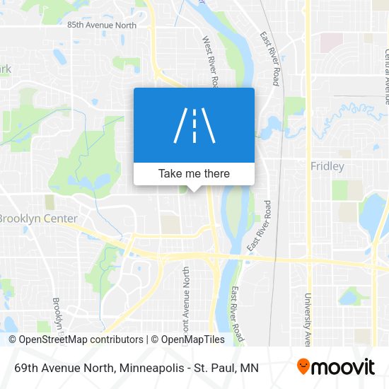 69th Avenue North map