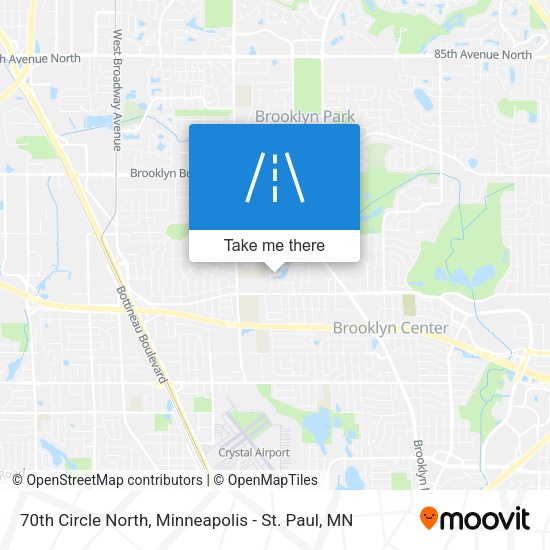 70th Circle North map