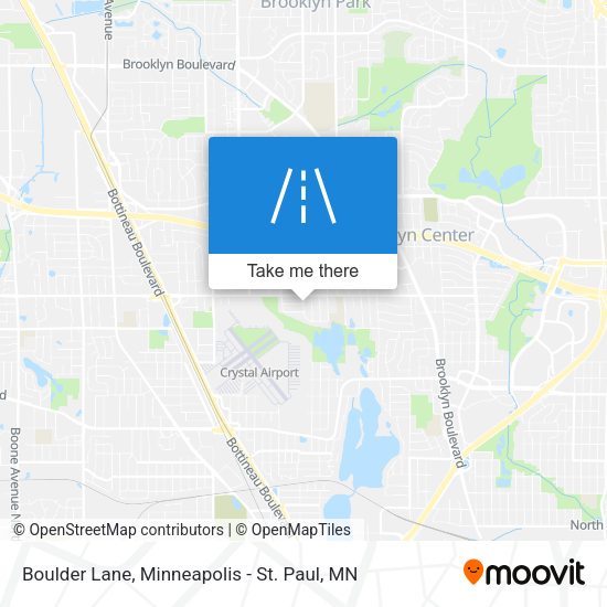 Boulder Lane map