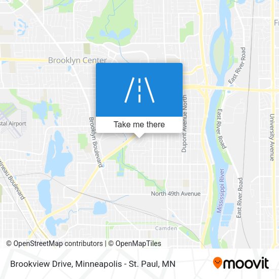 Brookview Drive map