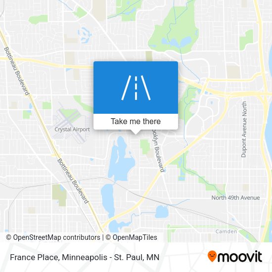 France Place map