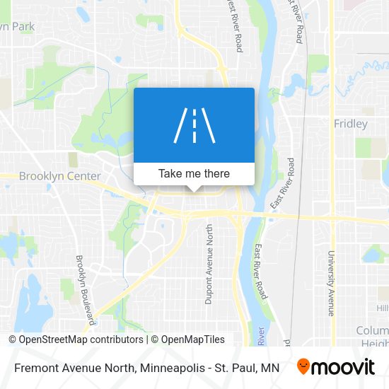 Fremont Avenue North map