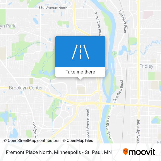 Mapa de Fremont Place North