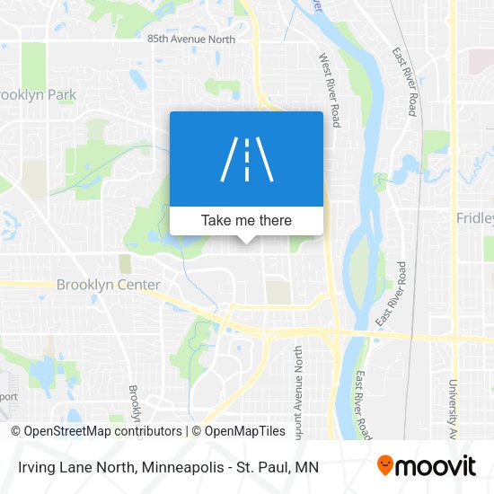 Mapa de Irving Lane North