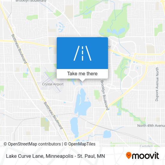 Lake Curve Lane map