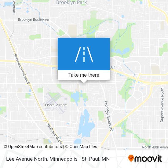 Lee Avenue North map