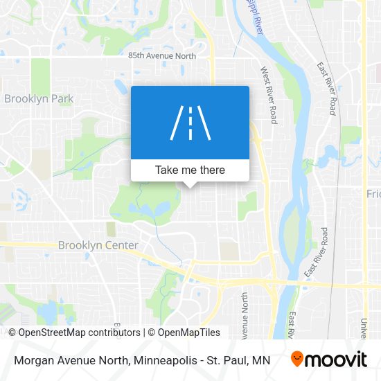 Mapa de Morgan Avenue North