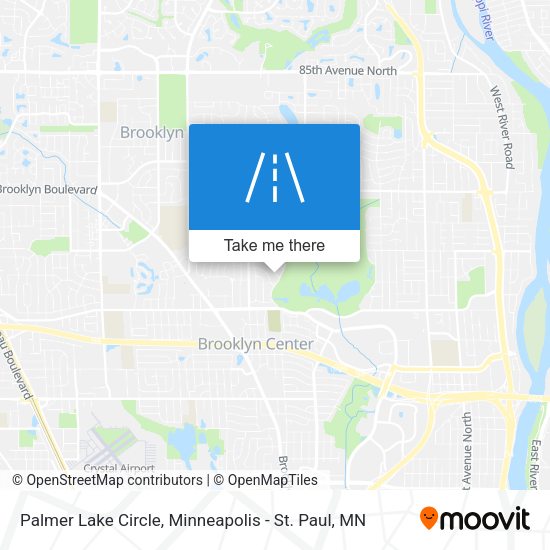 Mapa de Palmer Lake Circle