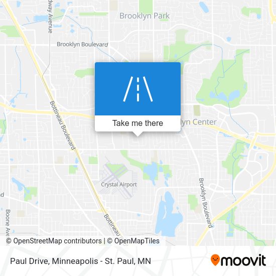 Paul Drive map