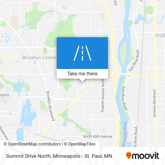 Summit Drive North map
