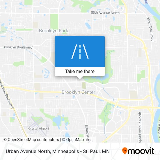 Mapa de Urban Avenue North