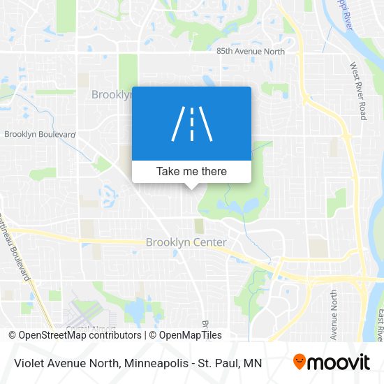 Mapa de Violet Avenue North