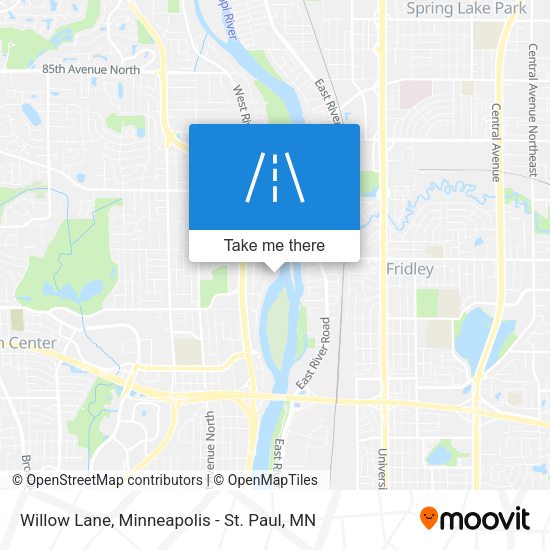 Willow Lane map