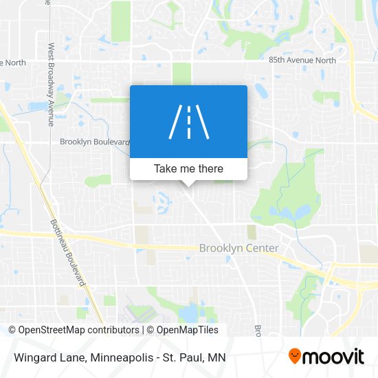 Wingard Lane map
