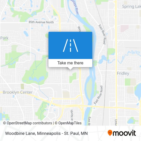 Woodbine Lane map