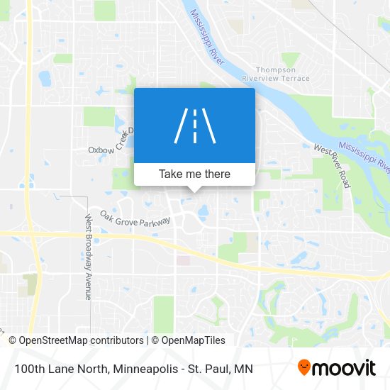 Mapa de 100th Lane North