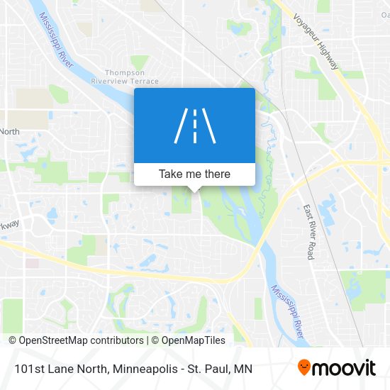 Mapa de 101st Lane North