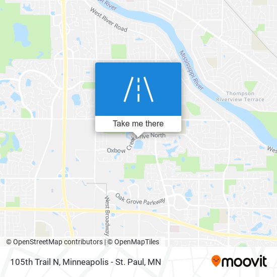 Mapa de 105th Trail N