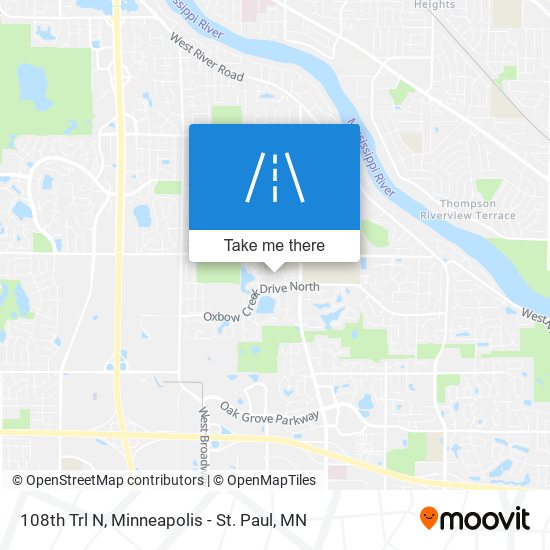 Mapa de 108th Trl N