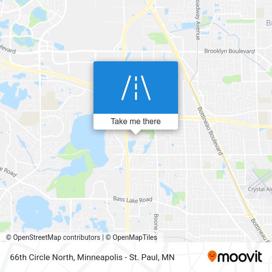 66th Circle North map