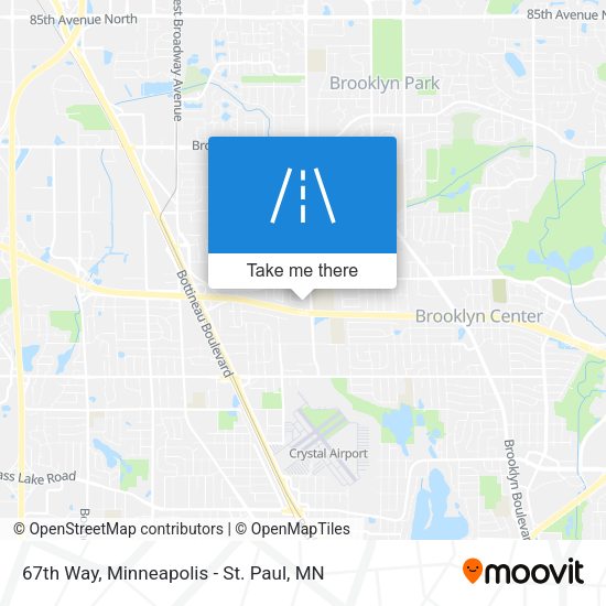 67th Way map
