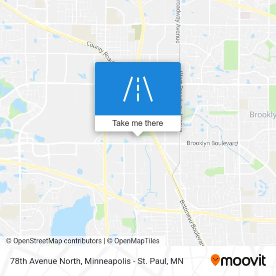 Mapa de 78th Avenue North