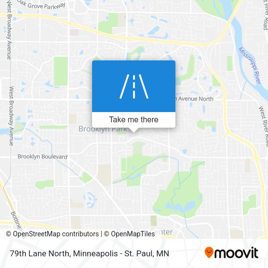 79th Lane North map