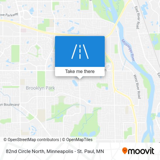Mapa de 82nd Circle North