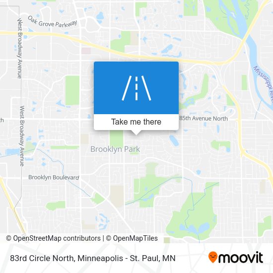 Mapa de 83rd Circle North