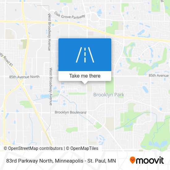 83rd Parkway North map
