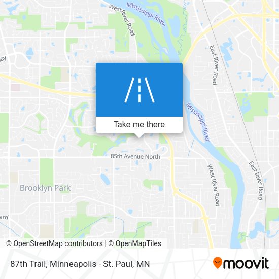 87th Trail map