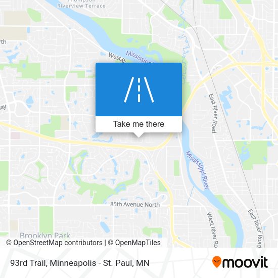 93rd Trail map