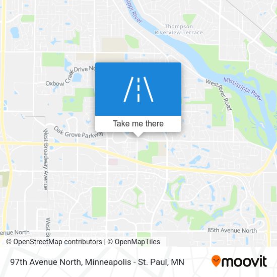Mapa de 97th Avenue North