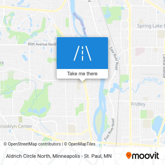 Aldrich Circle North map