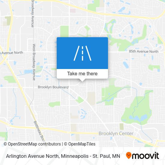 Arlington Avenue North map