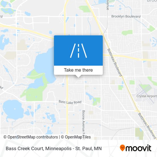 Mapa de Bass Creek Court